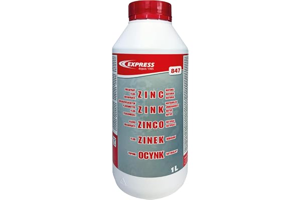 Express, 847, Décap’ Zinc naturel, Super décapant recommandé pour le zinc naturel neuf, Décape aussi le cuivre, le laiton et l’acier zingué, Ne coule pas, Pour soudure à l’étain