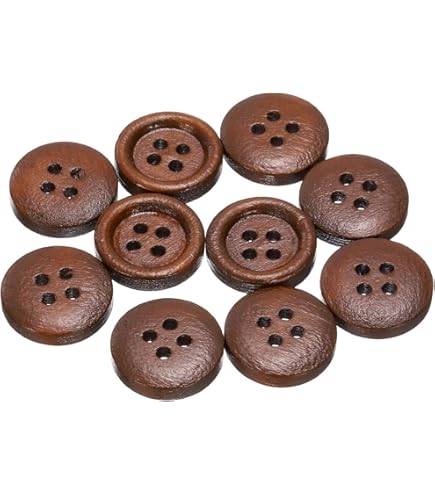 Roze houten knopen 10 stuks - Het Wolletje