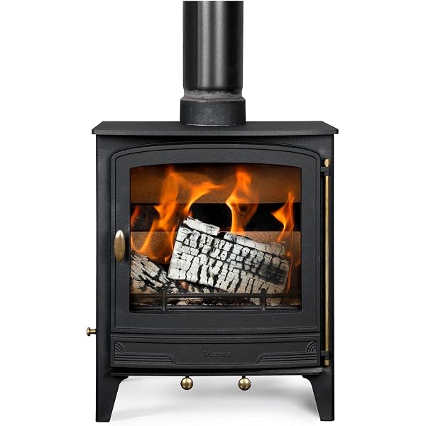 Wood burning stove with OVEN fireplace for direct heating KUPRO LUX with  oven 8.4KW : Amazon.co.uk: DIY u0026 Tools