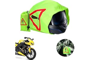 JUGGPENG Warndreieck Motorrad Helmüberzug Pannendreieck Motorradhelm Helmbeutel Warnsignal Erste Hilfe Helmtasche für Unfallsicherung Unfallstelle Gefahrenstellen Kennzeichnung