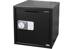 Genie Hand | Coffre-Fort de Dépôt Électronique avec Code et Clè pour la Maison, B-Class Serrure et Anti-Bounce System