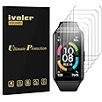 ivoler 6 Stück Schutzfolie Displayschutzfolie für Honor Band 7 / Honor Band 6 / Huawei Band 8 / Band 7 / Band 6, 3D Vollständ