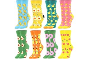 BISOUSOX Women's Socks Colorful Funny Socks Crazy Novelty Funky Socks for Women Animal Design Cotton Socks for Ladies Office Sports Socks Comfortable Breathable Suitable for All Seasons