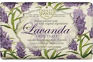 Nesti Dante Sapone Vegetale Lavanda Officinale 150g - Formula Vegetale, Note Calmanti di Lavanda. Per Mani, Corpo e Viso. Ideale per Pelli Sensibili, Elegante e Naturale