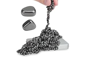 Coolden 500+ Stück Magnet Steine Set, Magnetsteine Stresskiller mit 2 Große Magnetic Steine für Stressabbau Kreativität ASMR ADHS Fidget Toys Coole Sachen Geschenk für Erwachsene Jungen Mädchen