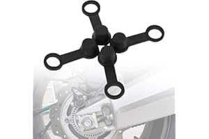 YHG 4 PCS 8mm Brake Bleed Nipple Caps, Black Rubber Brake Cap Bleeder Screw Caps Bleed Nipple Cover, Brake Bleeder Screw Caps Dust Cover with Keeper for Motorcycle Motorbike