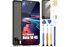 ARSSLY LCD Schermo per Xiaomi Redmi Note 10 4G / Redmi Note 10s / M2101K7AI M2101K7AG Display LCD TFT Touch Digitizer Glass Assembly Parti di Ricambio (Non per Mi Note 10 Lite)