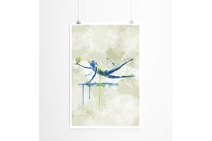 Paul Sinus Art Beach Volleyball 90x60cm auf Masterclass Metallic Pearl High Gloss Photo Paper