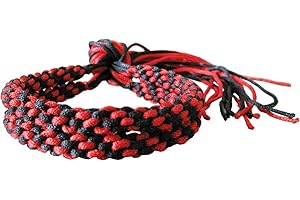 DUO GEAR BLACK & RED DUO MUAY THAI KICKBOXING RING FIGHTERS TRADITIONAL PRAJIOUD PRAJEAT ARM BANDS (PAIR)