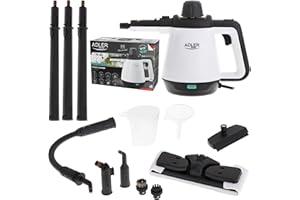 ‎ADLER EUROPE ADLER EUROPE 7038 Czyścik Parowy z zestawem końcówek