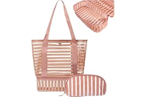 Deciniee Beach Bag for Women: Large Capacity Beach Bag - Portable Waterproof Beach Tote Bag for Summer Camping Beach Pool Travel Daily