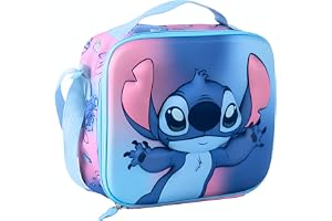 Disney Stitch 3D EVA isolerad lunchväska för barn | återanvändbar termisk lunchlåda