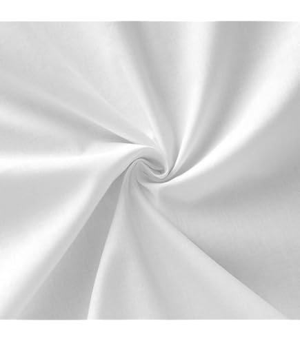 Tessuto Puro Cotone Tinta Unita - Venduto A Mezzo Metro (50cm), Altezza 150cm, Per Abbigliamento E Casa - Foto 8