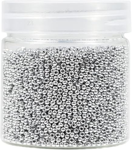 Lot De 1000 Perles De Rocaille Rose 2mm - Taille 12/0, Pour Création Bijoux, Neuves