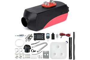 Triclicks 12V 8KW Riscaldatore d'Aria Diesel Riscaldatore da Parcheggio Diesel Riscaldatore per Auto A Riscaldamento Rapido con Silenziatore per Camion Barca Autobus Auto rimorchio Camper (Colore A)