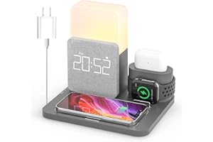 COLSUR Ładowarka indukcyjna 3 w 1, uniwersalna bezprzewodowa ładowarka 15 W Qi, przenośna szybka ładowarka do iPhone14 Pro Max/13/12/11/X/8, Samsung Galaxy/Huawei, iWatch SE 7/6/5/4/3/2, Air Pods Pro