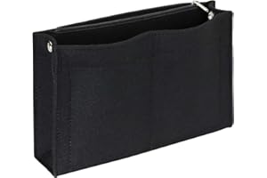 Joqixon Felt Purse Organizer Insert, Handbag Organiser Insert Purse Liner Bag in Bag Tidy Organiser