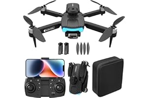 Jinsoku S125 Foldable FPV Drone, 1080P Camera Quality For Kids & Adults, Professional RC Quadcopter, Brushless Motor, Easy to Use For Beginners, 5G WIFI, 30 Mins Flight Time, 2 Batteries