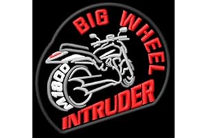 Masterpatch Suz Intruder M1800R Big Wheel Patch für Suzuki Intruder M 1800R Bikers Motorrad Motorrad Aufnäher Parche Bordado Brodé Patch écusson Toppa Ricamata