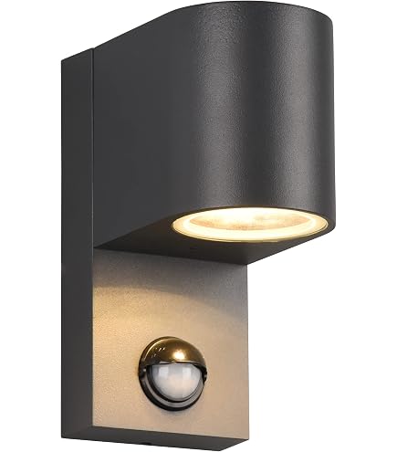 AEG Außensockelleuchte Leguro – 50 Cm, 7 W LED, Anthrazit/weiß – IP54, Mit Nanobeschichtung