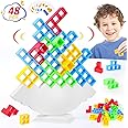 SUNtoys 48 Pcs Balance Game Toys for 3 4 5 6 7 8 9 10 11 12 Year Old Boys Girls, Game for Kids & Adults Gifts for 3-12 Year Old Boys Girls Building Blocks Birthday Gifts 3-12