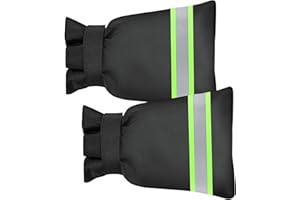 badaren 2Pcs Wasserhahn Abdeckung, Wasserhahn Abdeckung Frostschutz, Außen Wasserhahn Abdeckung, Wasserhahn Frostschutz außen für Winterschutz Außenwasserhahn(Mit Reflektierenden Streifen)-S