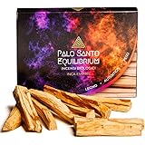 INCA EMPIRE Palo Santo Equilibrium Originale Legnetti di Incenso Naturale Legno Sacro del Perù 9 Paletti 100% Biologico Benes