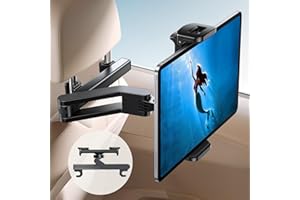 joyroom Samochodowy uchwyt na tablet do zagłówka, iPada ze składanym ramieniem przedłużającym, uchwyt na tablet, zagłówek samochodowy do iPada/Galaxy Tab/Fire/Switch i wszystkich urządzeń o przekątnej
