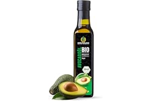 ‎KRÄUTERLAND N A T U R - Ö L M Ü H L E Kräuterland Bio Avocadoöl 250ml, Kaltgepresst, naturrein ohne Zusatzstoffe, Vegan & GVO-frei, geeignet für Haut & Haare, Premium Qualität