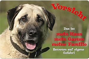 Nanyuk +++ Sivas Kangal - Metall Warnschild Schild Hundeschild Sign- SVK 02 T1