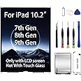JQYDZH For iPad 7th 8th 9th Gen 10.2" LCD Screen Replacement Display (A2197 A2198 A2200 A2270 A2428 A2429 A2430 A2602 A2603 A2604 A2605) for iPad Repair Kits (Not Touch Glass)