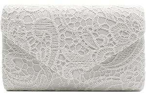 Wocharm(TM) Womens Ladies Lace Clutch Bag handbag & Shoulder Chain Wedding Bridesmaid Party Prom Clutch