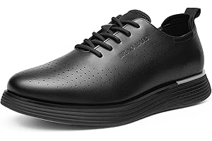 Bruno Marc Zapatos de Vestir de Moda para Hombre Zapatos de Cordones Comodos Oxfords Casual