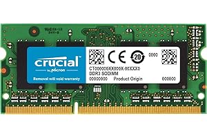 MICRON Crucial 8GB DDR3L 1866 MT/s (PC3-14900) SODIMM 204-Pin - CT102464BF186D