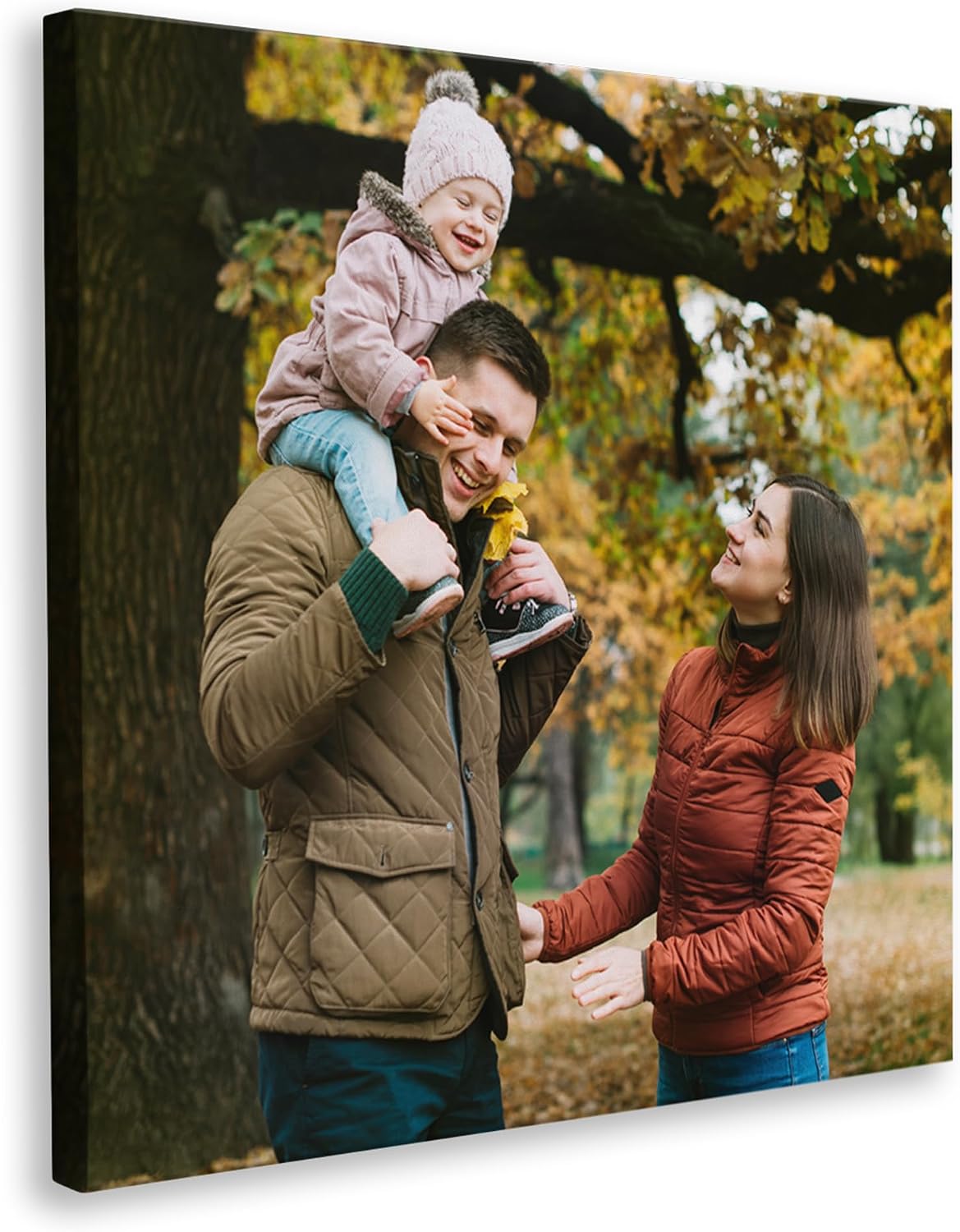 Print Maniacs Personalised Birthday Gifts for Women, Personalised Canvas with Photo, Customised Photo Canvas's, Customise Canvas with Photos, Personalized Women Gifts for Birthday
