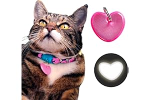 Kittyrama Reflective Charm. Safety Tag for Cats. Lightweight, High Visibility, Waterproof. Fits All Reflective Collars. Other Styles Available