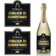 4 Stück Aufkleber Flaschenetikett Endlich Rentner, Produktbild-Vorschau 9