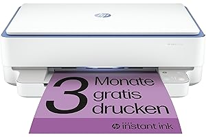 HP ENVY 6010e Multifunktionsdrucker, 3 Monate gratis drucken mit HP Instant Ink inklusive, HP+, Drucker, Scanner, Kopierer, W