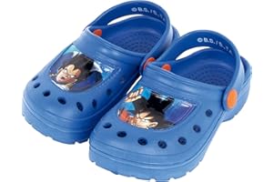 Dragon Ball Z Clogs für Jungen, Sandalen Goku und Super Saiyan, Sommersandalen, Größen EU 22 bis 33