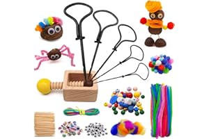 JJKOL Kastanienbohrer Kinder Set, Kastanienbohrer Set mit Kastanienhalter, Kastanien Bastelset Kinder, 1.5-5mm Bastelset Herbst Handbohrer Kastanienbohrer Kastanien zum Basteln mit Kastanien