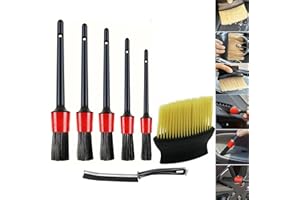 AEE® 7'li Araç İçi Temizlik Fırça Seti Oto Detay Fırçası Yumuşak Toz Alma Klima Havalandırma Torpido Temizlik Aleti Jant Köpük