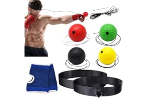 Zliger Boxen Training Ball Punch Boxing Ball Reflex Boxen Ball Boxtraining Boxball Boxen Reflex Training Balls für Erwachsene Kinder Training Hand-Augen-Koordination und Fitness