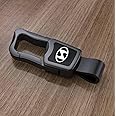 GREENWORLD Premium Scratch-Proof Keychain/Keyring with Car Brand Name Logo | Durable Metal Keyring for Cars & Bikes with 2 Color Strap