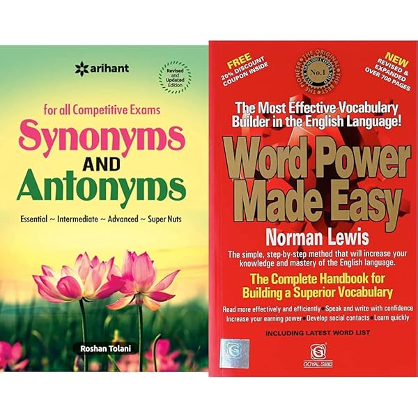 Buy Synonyms and Antonyms Anglo+Word Power Made Easy(Set of 2 