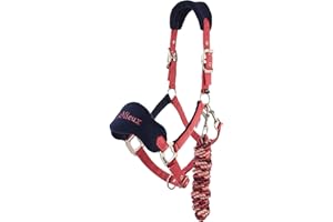 LeMieux Vogue Headcollar & Leadrope - Cranberry