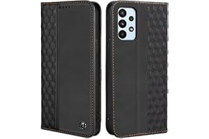 CXTcase Etui na telefon komórkowy Samsung Galaxy A23 4G & 5G/M23 5G/F23/M13 4G, skórzane etui z klapką do Samsung Galaxy A23 4G, skóra poliuretanowa, odporne na uderzenia, magnetyczne etui ochronne do Galaxy M23 5G, czarne