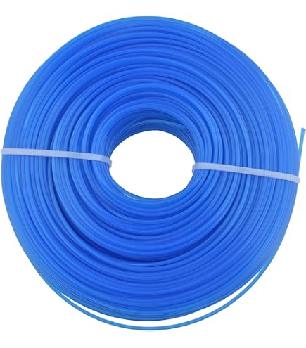 Rasentrimmerfaden 1,6 Mm X 100 M – Blaue Nylonschnur, Für Elektrische Trimmer & Gartengeräte