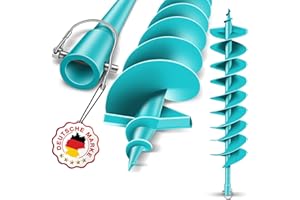 BRUNNENTAL ® Erdbohrer 150mm - Ideal Für Aushubarbeiten - Handerdbohrer - einfache Bedienung Robuste Bohrspitze 150 mm - Erdbohrer kaufen - Pfahlbohrer Brunnenbohrer