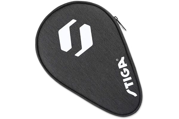 STIGA Racketfodral Eco Rival, Praktisk Väska med Plats för 1 Bordtennisracket - Tillverkad i Slitstark, Återvunnen Plast