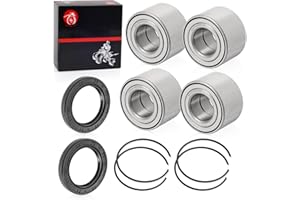 MOTO1988 Front Rear Heavy Duty Wheel Bearing 30x60x37mm & CIRCLIP For Can-Am Maverick Commander Outlander Renegade Max 330 400 450 500 570 650 800 80 1000 Defender HD10 HD8 DS450 293350118 293350040 293350150